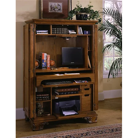 Computer Armoire w/ Keyboard Drawer